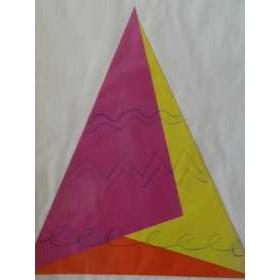 Wigwam van grote driehoeken