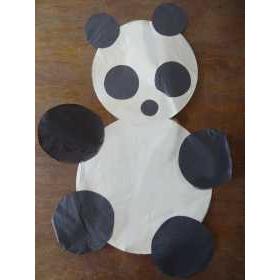 Panda van cirkels